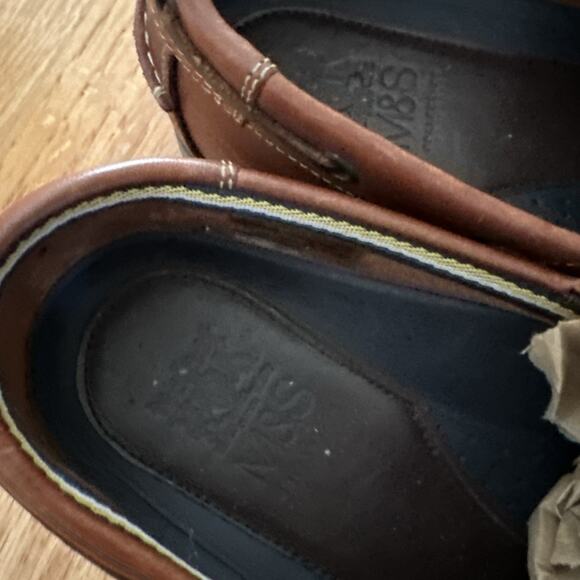 Marks & Spencer Autograph Men\'s Brown Leather Oxford Shoes Size 10.5 Lace Ups BP main image 5